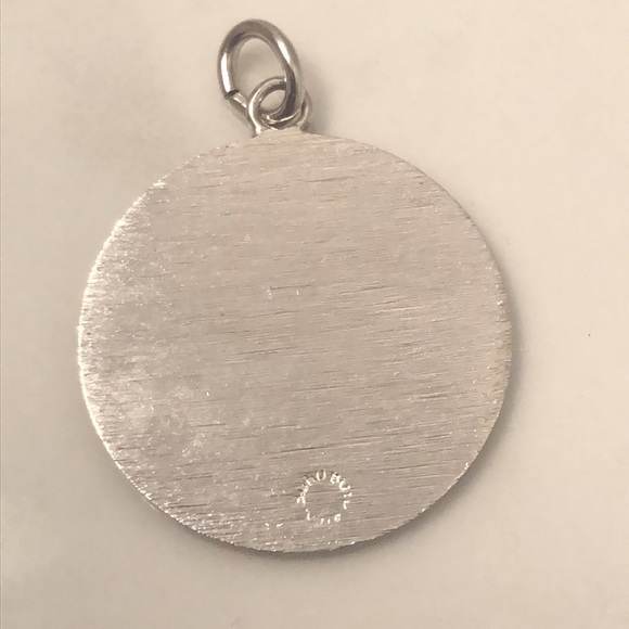 Cancer crab zodiac sterling silver vintage pendant charm - Picture 2 of 4